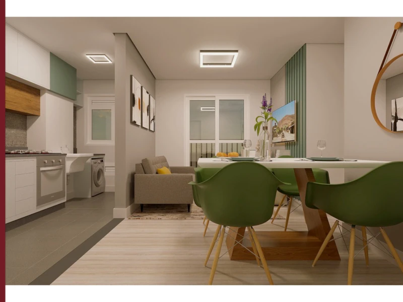 Apartamento decorado